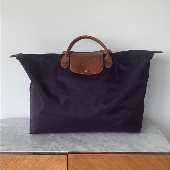 longchamp le pliage overnighter